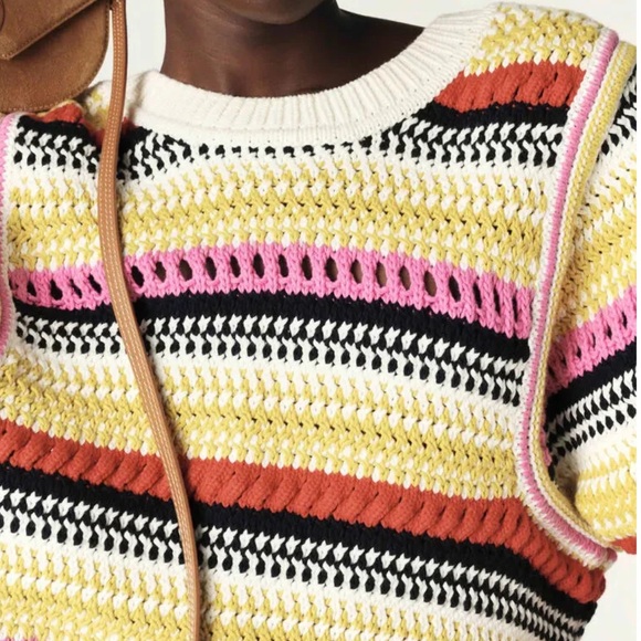 ba&sh Multicolor Striped Cardigan - Picture 8 of 15